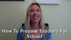 How To Prepare Toddlers For School