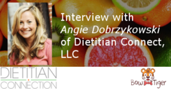 Inteview with Angie Dobrzykowski MS, RDN, CSP, LDN of Dietitian Connection, LLC