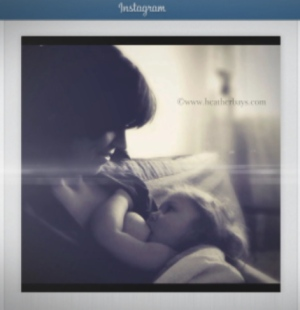 Instagram controversy photo of mother breastfeeding in Canada